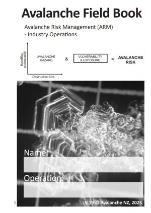 NZ Avy Industry fieldbk Title page 2025