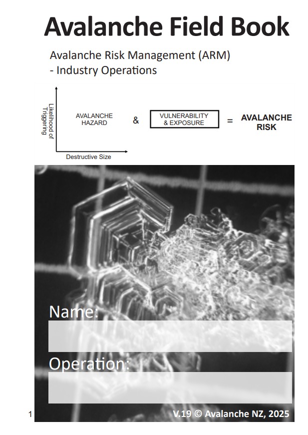 NZ Avy Industry fieldbk Title page 2025 NZ Avy Industry fieldbk Title page 2025